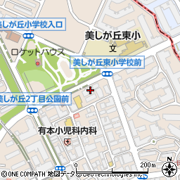 クシャナヨガスクール・横浜たまプラーザ周辺の地図