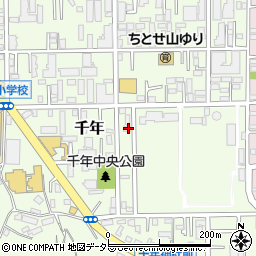神奈川県川崎市高津区千年807-1周辺の地図