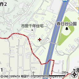 神奈川県川崎市高津区千年1220-ロ周辺の地図