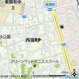 東京都大田区西嶺町12-6周辺の地図