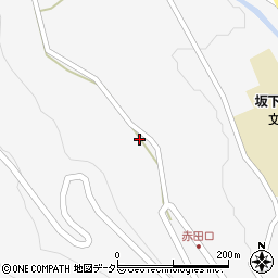 岐阜県中津川市坂下2334周辺の地図