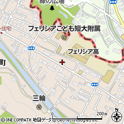 東京都町田市三輪町128周辺の地図