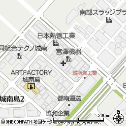 東京都大田区城南島2丁目2-10周辺の地図