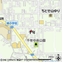 神奈川県川崎市高津区千年818-5周辺の地図