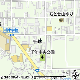 神奈川県川崎市高津区千年814周辺の地図