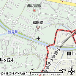 東京都町田市大蔵町90-1周辺の地図