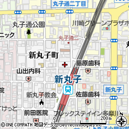 ウチシルベ川崎中央周辺の地図