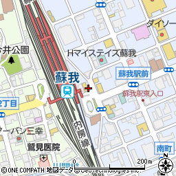 日高屋 蘇我東口店周辺の地図