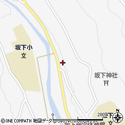 岐阜県中津川市坂下1471周辺の地図