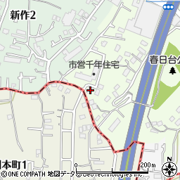 神奈川県川崎市高津区千年1226-1周辺の地図