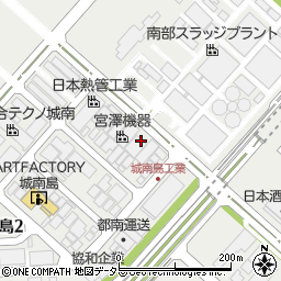 東京都大田区城南島周辺の地図