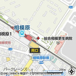 相模原駅北口周辺の地図