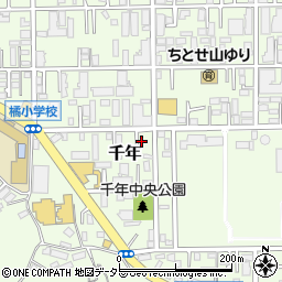 神奈川県川崎市高津区千年811周辺の地図