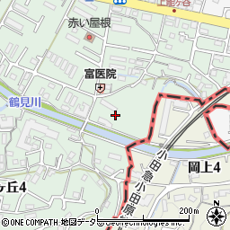 東京都町田市大蔵町94-2周辺の地図