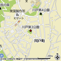 川戸第３公園周辺の地図