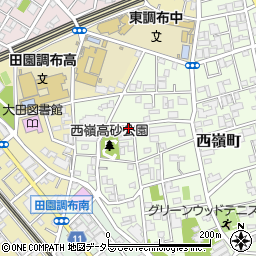 東京都大田区西嶺町30-3周辺の地図