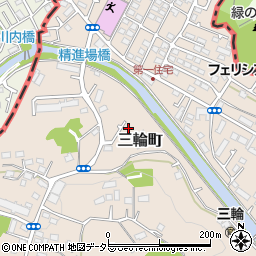 東京都町田市三輪町1786周辺の地図