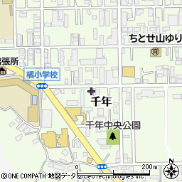 神奈川県川崎市高津区千年819-1周辺の地図