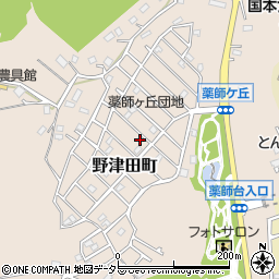 東京都町田市野津田町3210-105周辺の地図