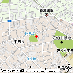 東京都大田区中央5丁目14周辺の地図
