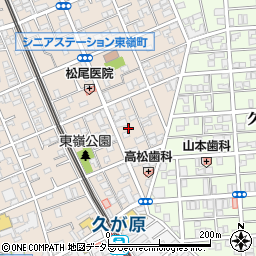 東京都大田区東嶺町25周辺の地図