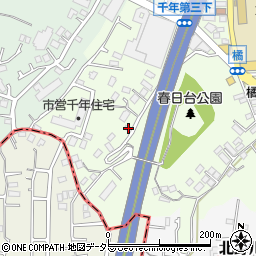 神奈川県川崎市高津区千年1217周辺の地図