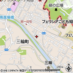 東京都町田市三輪町78周辺の地図