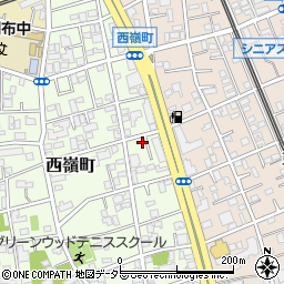 東京都大田区西嶺町13-2周辺の地図