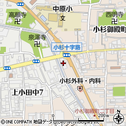 クレストフォルム武蔵小杉御殿町周辺の地図