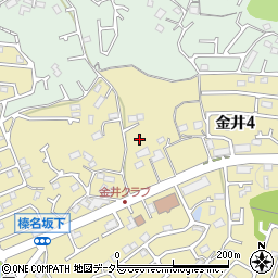 東京都町田市金井4丁目周辺の地図