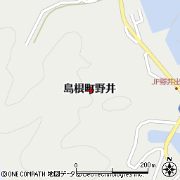 島根県松江市島根町野井周辺の地図