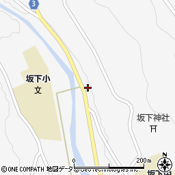 岐阜県中津川市坂下1432周辺の地図