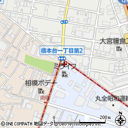 株式会社不二企業相模原営業所周辺の地図