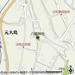 八幡神社周辺の地図