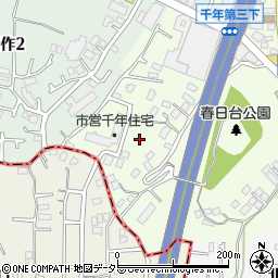 神奈川県川崎市高津区千年1233周辺の地図
