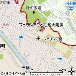 東京都町田市三輪町122周辺の地図