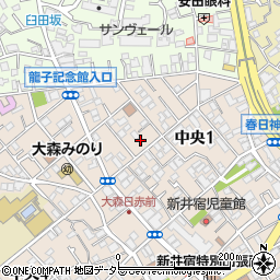 東京都大田区中央1丁目5-7周辺の地図