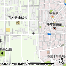 神奈川県川崎市高津区千年957-1周辺の地図