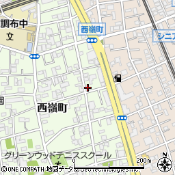 東京都大田区西嶺町10-13周辺の地図
