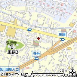 神奈川県川崎市宮前区馬絹2丁目3-18周辺の地図