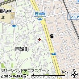 東京都大田区西嶺町10-11周辺の地図