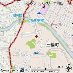 東京都町田市三輪町1823周辺の地図