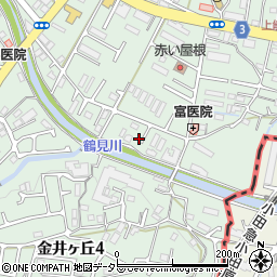 東京都町田市大蔵町134周辺の地図