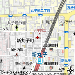 川崎市新丸子こども文化センター周辺の地図