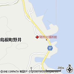 島根県松江市島根町野井377周辺の地図