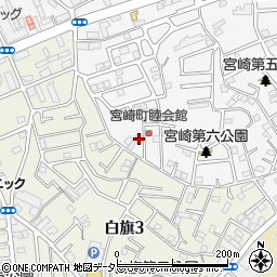 宮崎町グランドハウス周辺の地図
