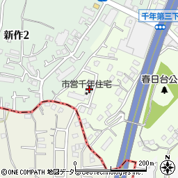 神奈川県川崎市高津区千年1227-2周辺の地図