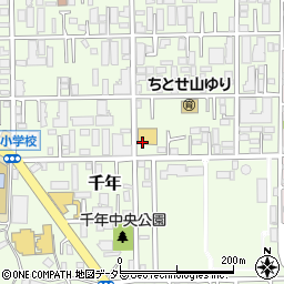 神奈川県川崎市高津区千年周辺の地図
