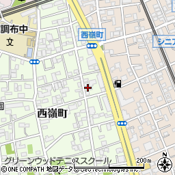 東京都大田区西嶺町10-14周辺の地図