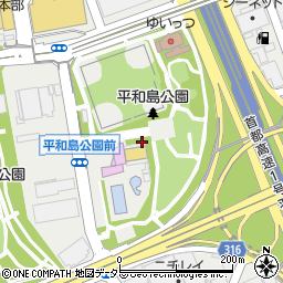 東京都大田区平和島4丁目周辺の地図